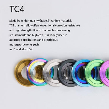 M6 Titanium Disc Brake Caliper Washer for Road & MTB