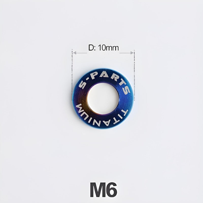 M6-M14 Titanium Washers for Motorcycle & Electric Scooters