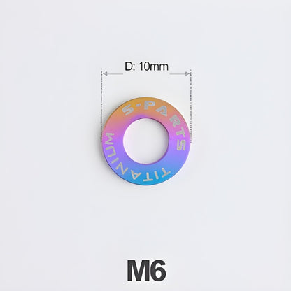 M6-M14 Titanium Washers for Motorcycle & Electric Scooters