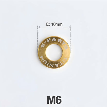 M6-M14 Titanium Washers for Motorcycle & Electric Scooters