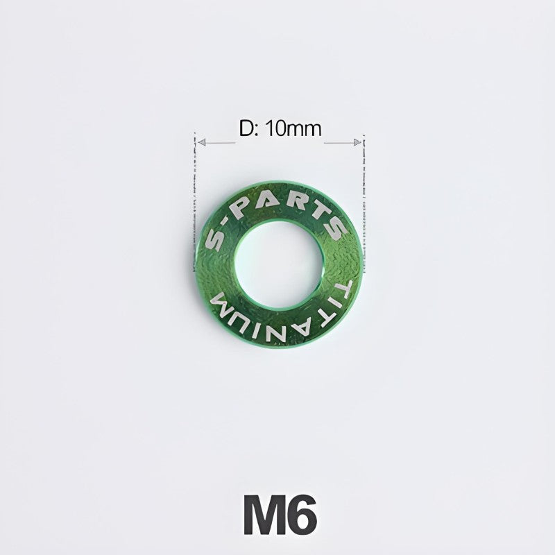 M6-M14 Titanium Washers for Motorcycle & Electric Scooters