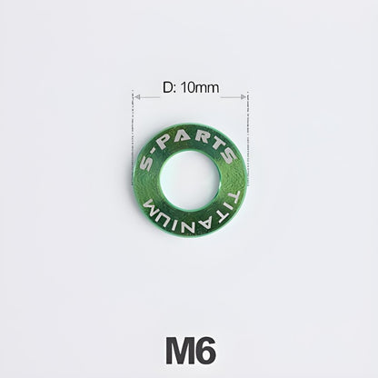 M6-M14 Titanium Washers for Motorcycle & Electric Scooters