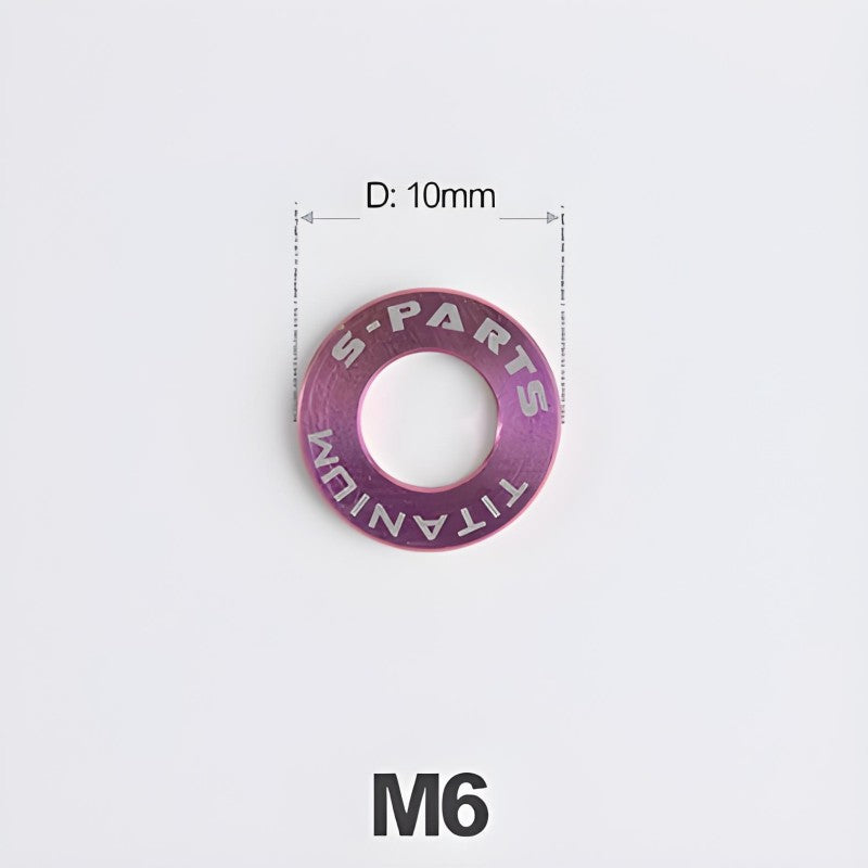 M6-M14 Titanium Washers for Motorcycle & Electric Scooters