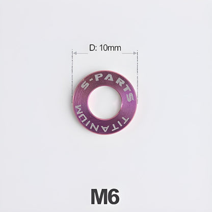 M6-M14 Titanium Washers for Motorcycle & Electric Scooters