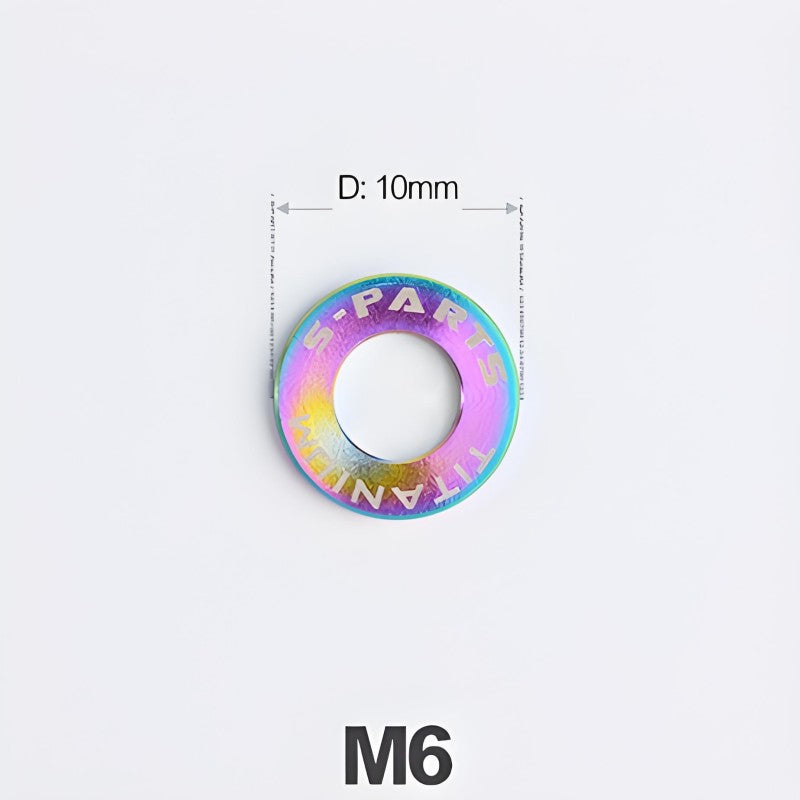 M6-M14 Titanium Washers for Motorcycle & Electric Scooters