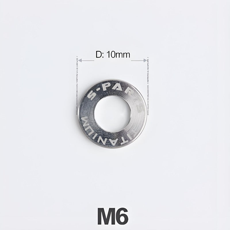 M6-M14 Titanium Washers for Motorcycle & Electric Scooters