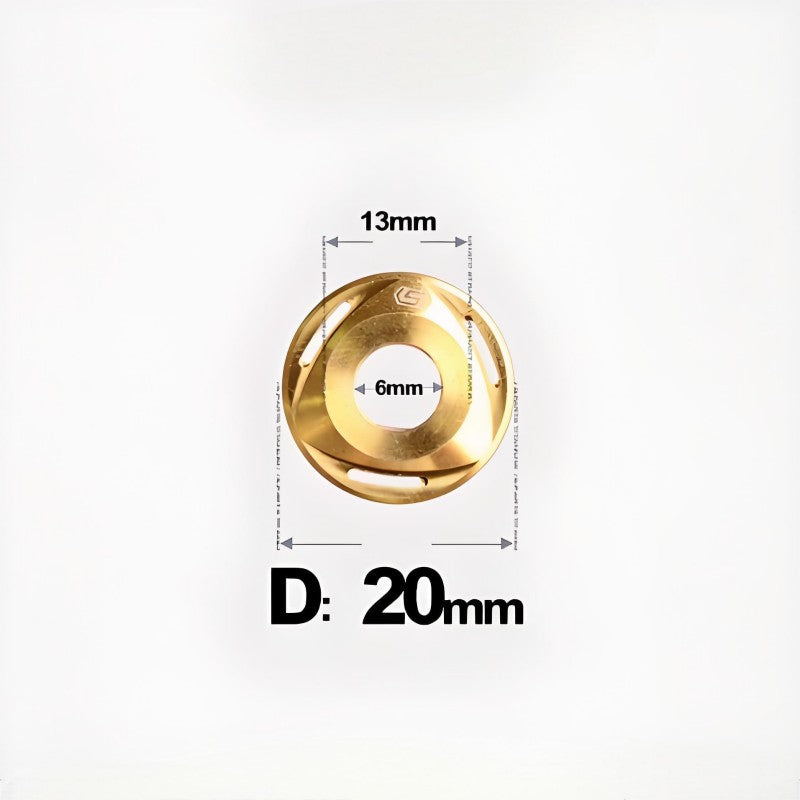 M6/M8/M10 Titanium Rotor Spacers for E-Scooter & Motorcycles