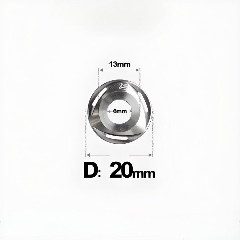 M6/M8/M10 Titanium Rotor Spacers for E-Scooter & Motorcycles