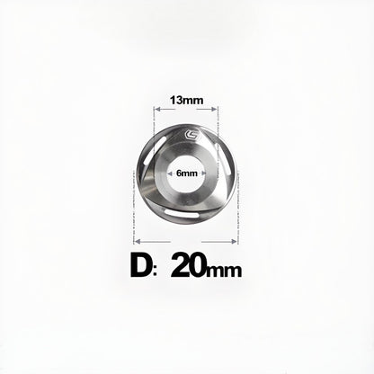 M6/M8/M10 Titanium Rotor Spacers for E-Scooter & Motorcycles