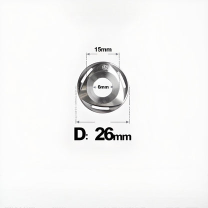 M6/M8/M10 Titanium Rotor Spacers for E-Scooter & Motorcycles