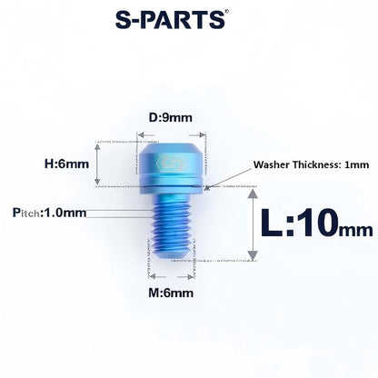 M8x10-120mm T40 Torx Titanium Bolts for Motorcycle