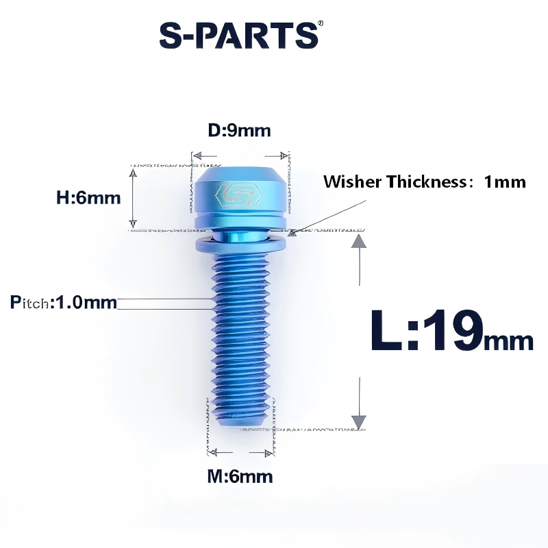 Titanium Brake Bolt Kit for Shimano XTR M9100 – 20PCS Set | Grade 5 Ti-6Al-4V MTB Hardware