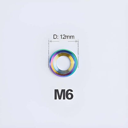 M6 Magura MT4/5/7/8 Bike Titanium Caliper Fixing Washers