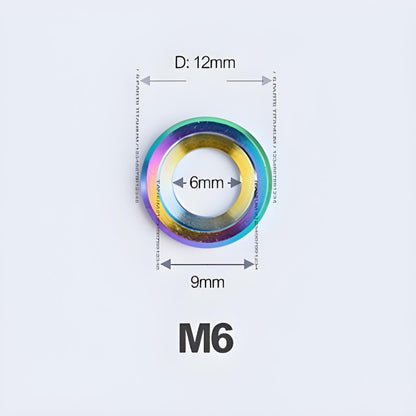 M6 Titanium Disc Brake Caliper Washer for Road & MTB