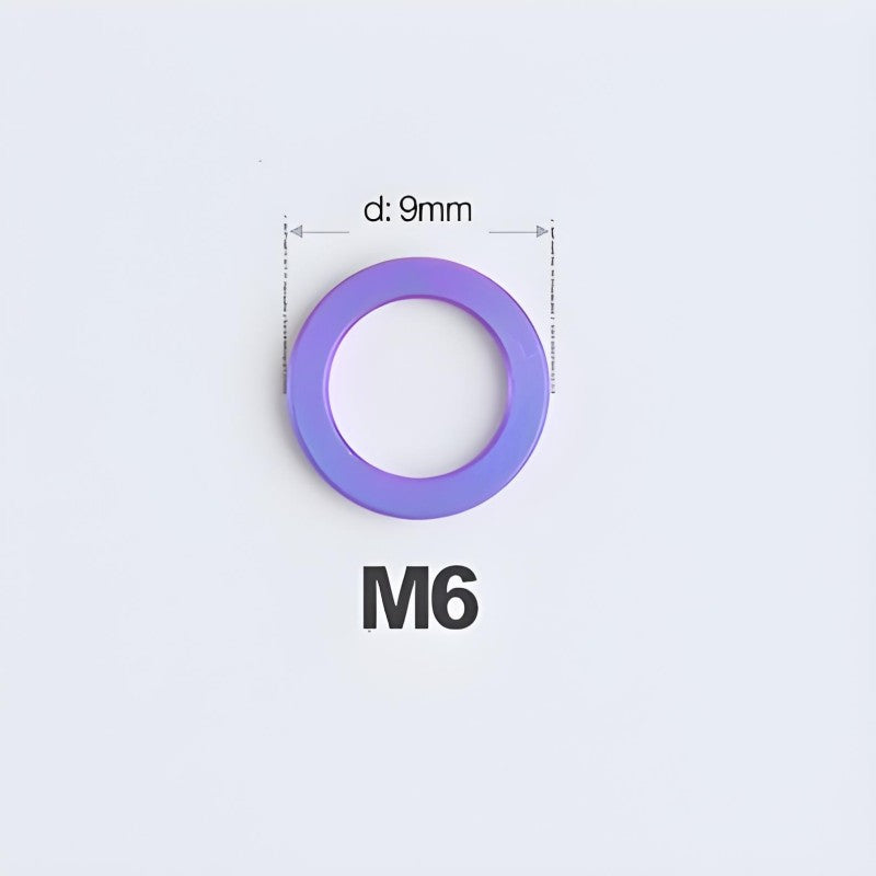 M3/M4/M5/M6 Titanium Flat Washers for Road and Mountain Bikes