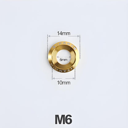 M4-M12 Titanium Washers for Motorcycle & Electric Scooters