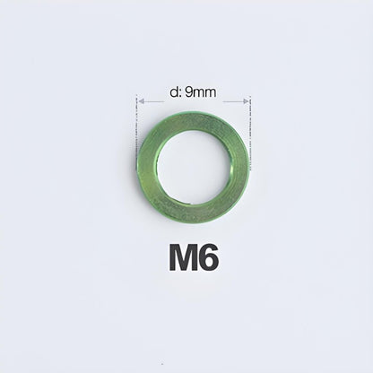 M3/M4/M5/M6 Titanium Flat Washers for Road and Mountain Bikes