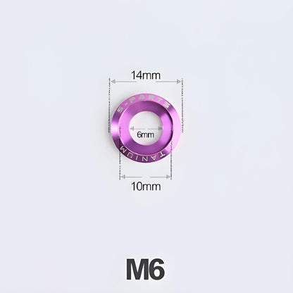 M4-M12 Titanium Washers for Motorcycle & Electric Scooters