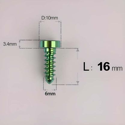 M6 X 16 - 30mm Titanium Screws For E-bike & Motorcycle Body Panels - HD10