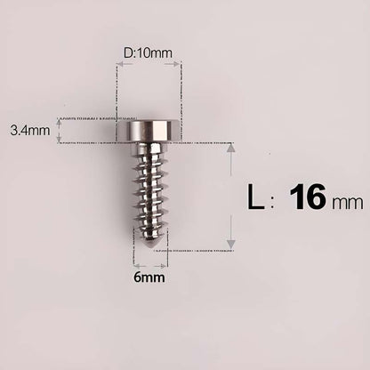 M6 X 16 - 30mm Titanium Screws For E-bike & Motorcycle Body Panels - HD10