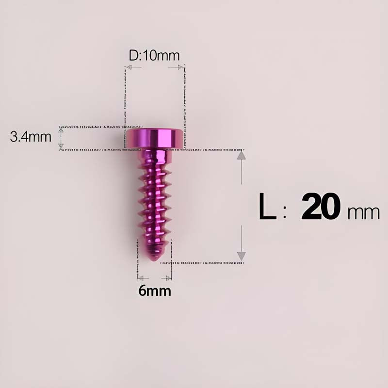 M6 X 16 - 30mm Titanium Screws For E-bike & Motorcycle Body Panels - HD10