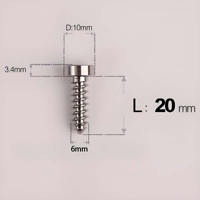 M6 X 16 - 30mm Titanium Screws For E-bike & Motorcycle Body Panels - HD10