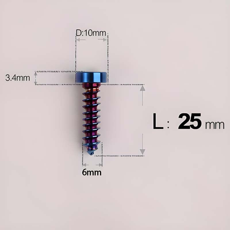 M6 X 16 - 30mm Titanium Screws For E-bike & Motorcycle Body Panels - HD10