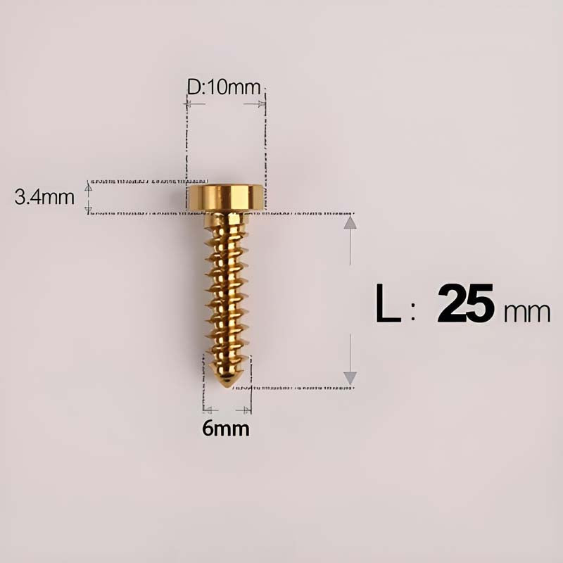M6 X 16 - 30mm Titanium Screws For E-bike & Motorcycle Body Panels - HD10