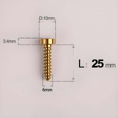M6 X 16 - 30mm Titanium Screws For E-bike & Motorcycle Body Panels - HD10