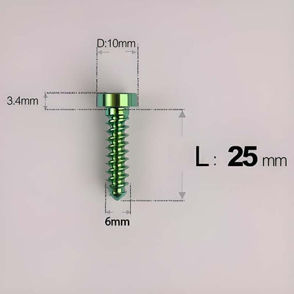 M6 X 16 - 30mm Titanium Screws For E-bike & Motorcycle Body Panels - HD10
