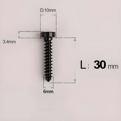 M6 X 16 - 30mm Titanium Screws For E-bike & Motorcycle Body Panels - HD10