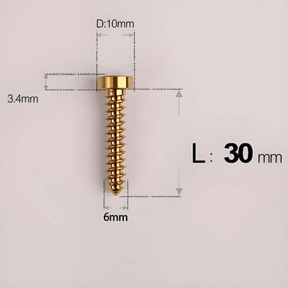 M6 X 16 - 30mm Titanium Screws For E-bike & Motorcycle Body Panels - HD10
