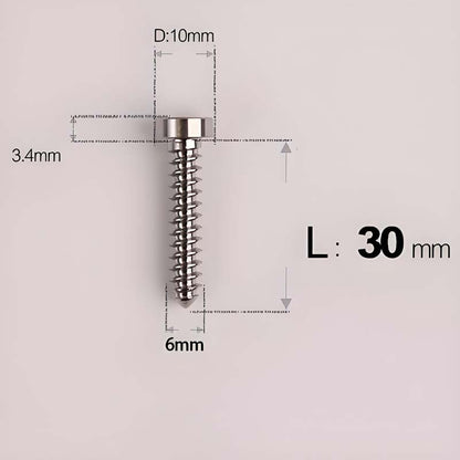 M6 X 16 - 30mm Titanium Screws For E-bike & Motorcycle Body Panels - HD10