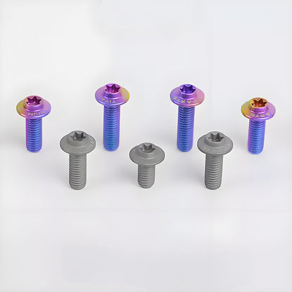 M6 X 35/40/45MM D15 Button Head Titanium Bolts For Electric Motorcycle