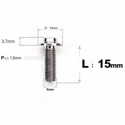 M6 X L8-55mm Titanium Button Head Bolts For Electric Motorbycle