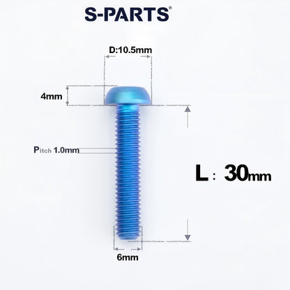 Titanium Saddle Clamp Bolt Kit for Giant TCR Gen 10 | Grade 5 Ti-6Al-4V Seatpost Hardware Set