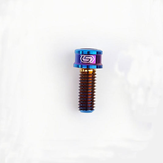 M6x10mm Titanium Cable Clamp Bolt for Shimano XT M8100 / SLX M7100 Derailleur & Brake Caliper