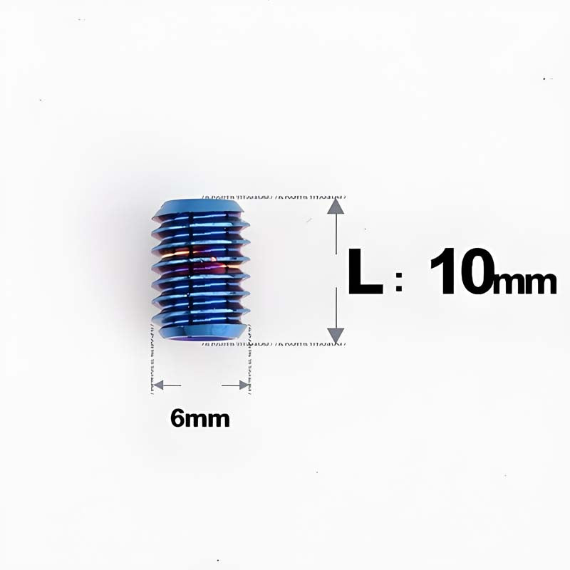 M6x8-16mm Titanium Cup Point Set Screws Torx Head Grub Screws