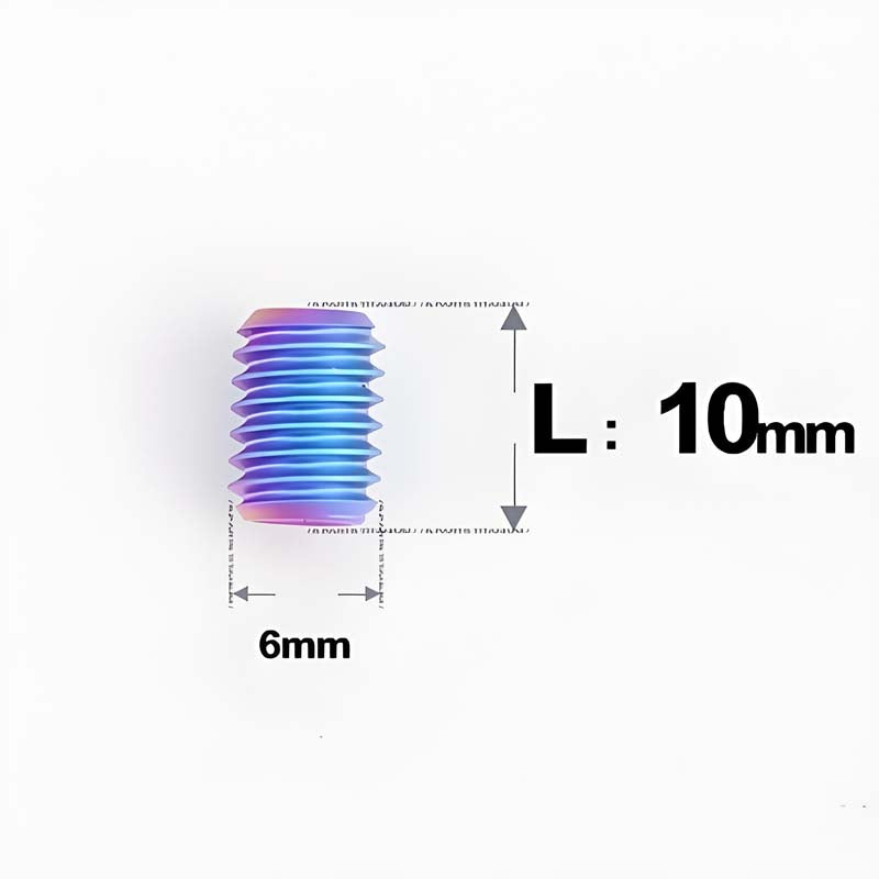 M6x8-16mm Titanium Cup Point Set Screws Torx Head Grub Screws