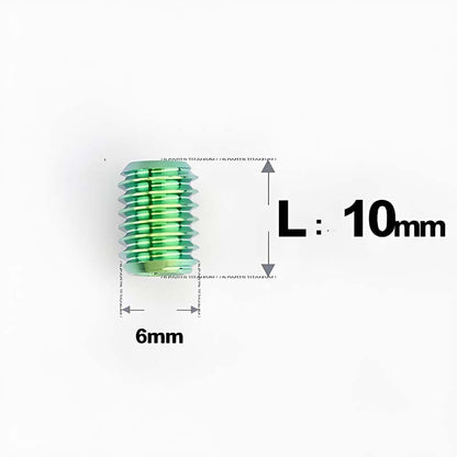 M6x8-16mm Titanium Cup Point Set Screws Torx Head Grub Screws