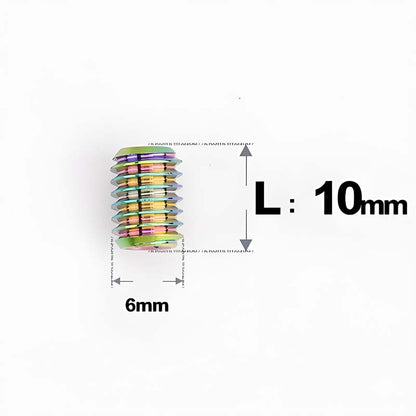 M6x8-16mm Titanium Cup Point Set Screws Torx Head Grub Screws