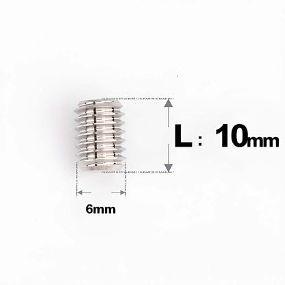 M6x8-16mm Titanium Cup Point Set Screws Torx Head Grub Screws