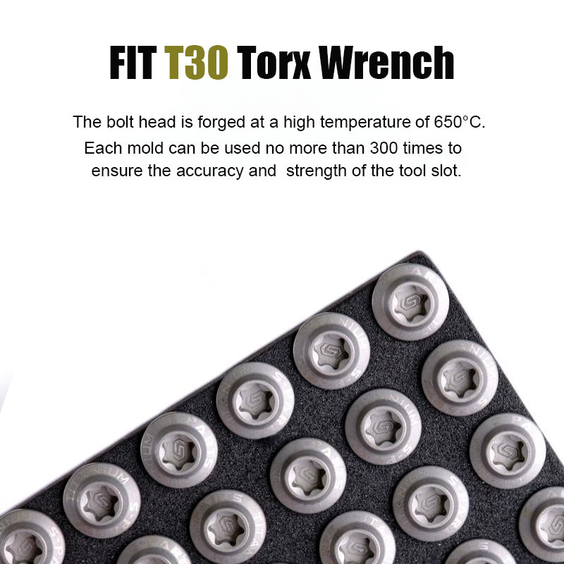 M6x11-45mm Titanium Shoulder Bolts for Motorcycle -  Green