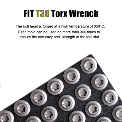 M6x11-45mm Titanium Shoulder Bolts for Motorcycle -  Green
