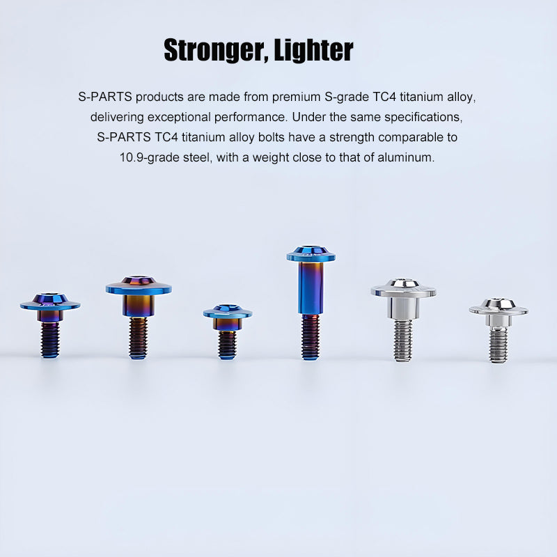 M6x11-45mm Gold Titanium Shoulder Bolts for Motorcycle