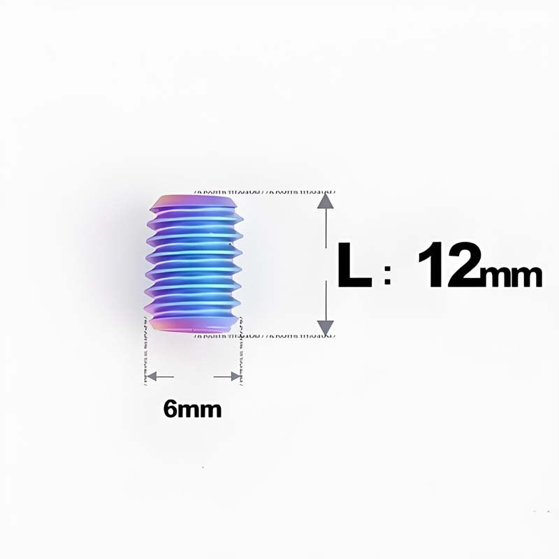 M6x8-16mm Titanium Cup Point Set Screws Torx Head Grub Screws
