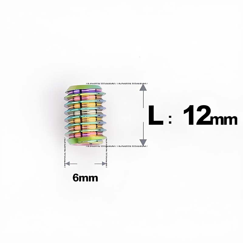 M6x8-16mm Titanium Cup Point Set Screws Torx Head Grub Screws