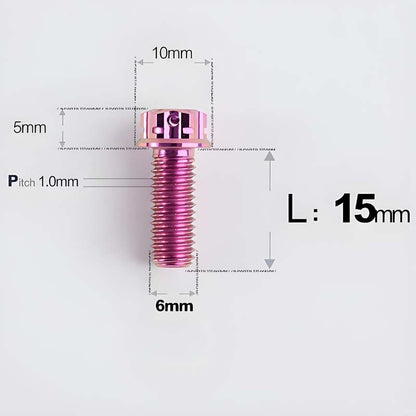 M6 X 8-120MM Titanium Bolts For Electric Motorcycle