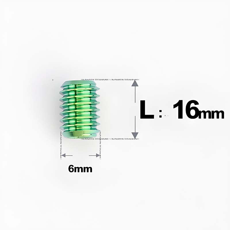 M6x8-16mm Titanium Cup Point Set Screws Torx Head Grub Screws
