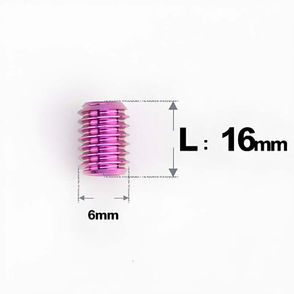 M6x8-16mm Titanium Cup Point Set Screws Torx Head Grub Screws
